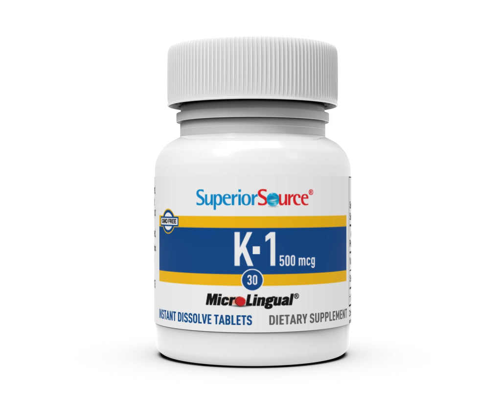 Superior Source vitamin supplement bottle beside box packaging