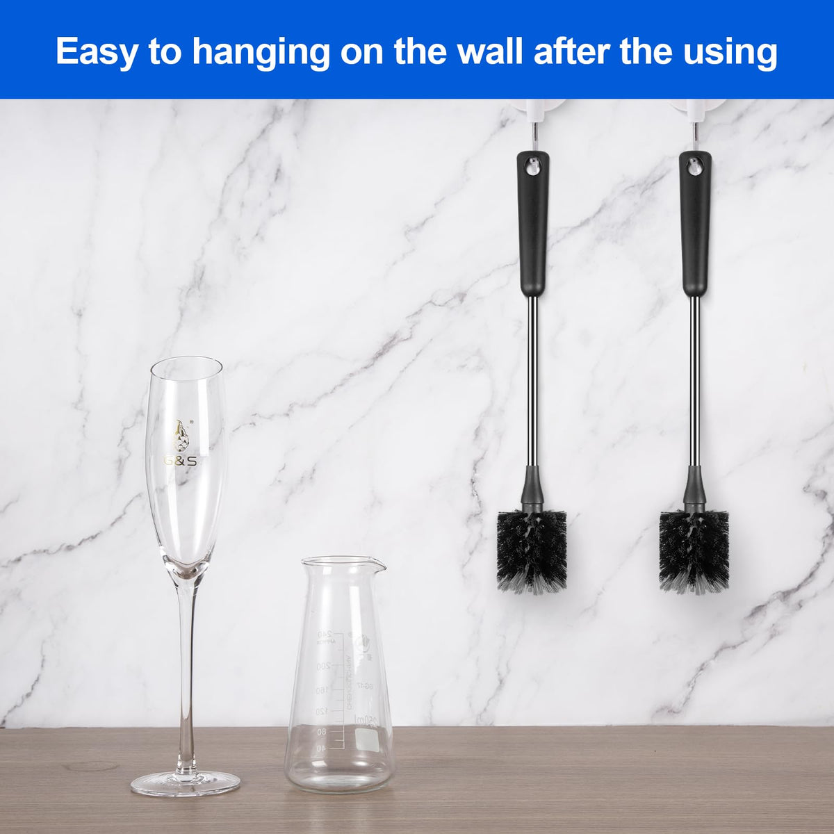 SweeBe cleaning tool hanging by storage hole