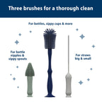 Dr. Brown's long-handled silicone bottle brush for thorough cleaning