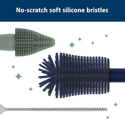 Dr. Brown's specialized spout brush for cleaning nipples and sippy cup parts