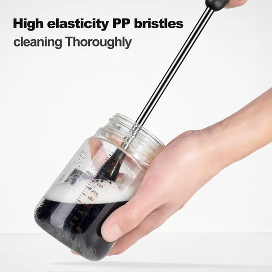 ToGeeKa bottle cleaning brush set long handle details