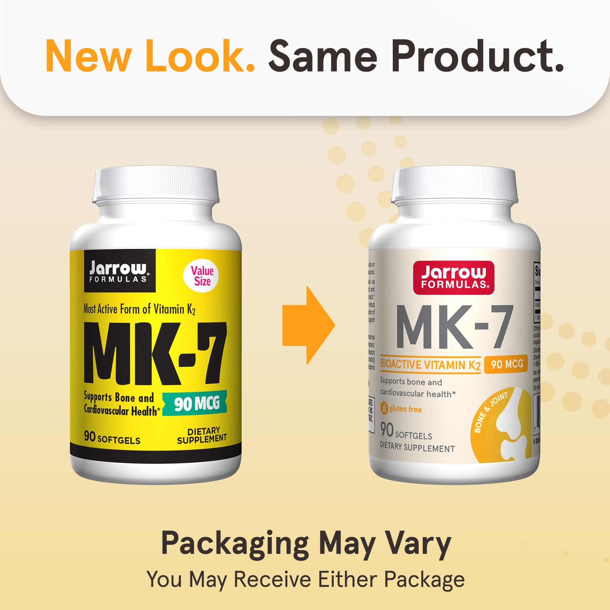 Jarrow Formulas Vitamin K2 90mcg supplement facts panel