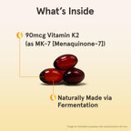 Authentic Jarrow Formulas MK7 90 softgels packaging display
