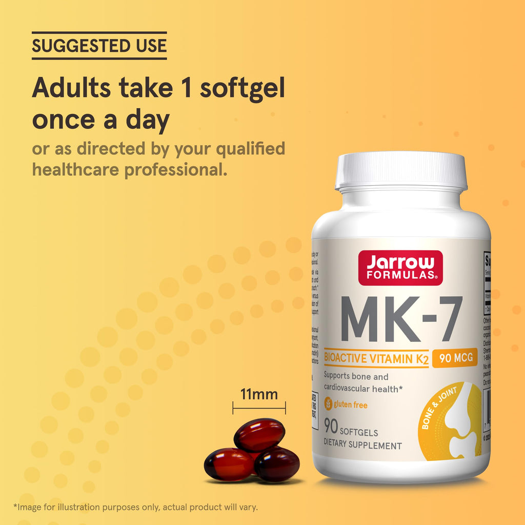 Gluten free bioavailable Vitamin K2 softgel capsules close up