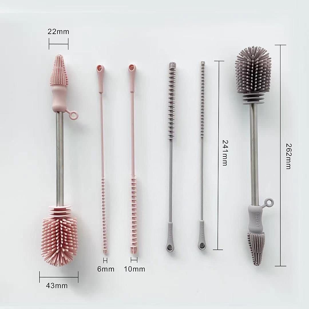 Haakaa silicone brush set dishwasher safe visual