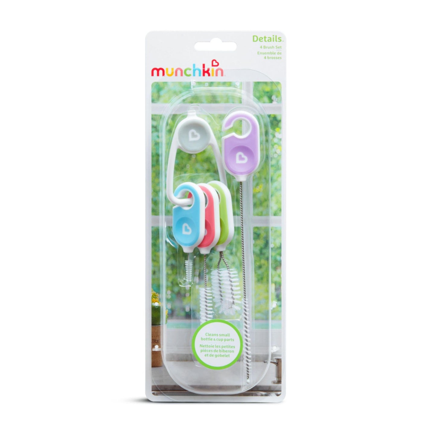 Professional packaging of Munchkin Details brush set for baby care
