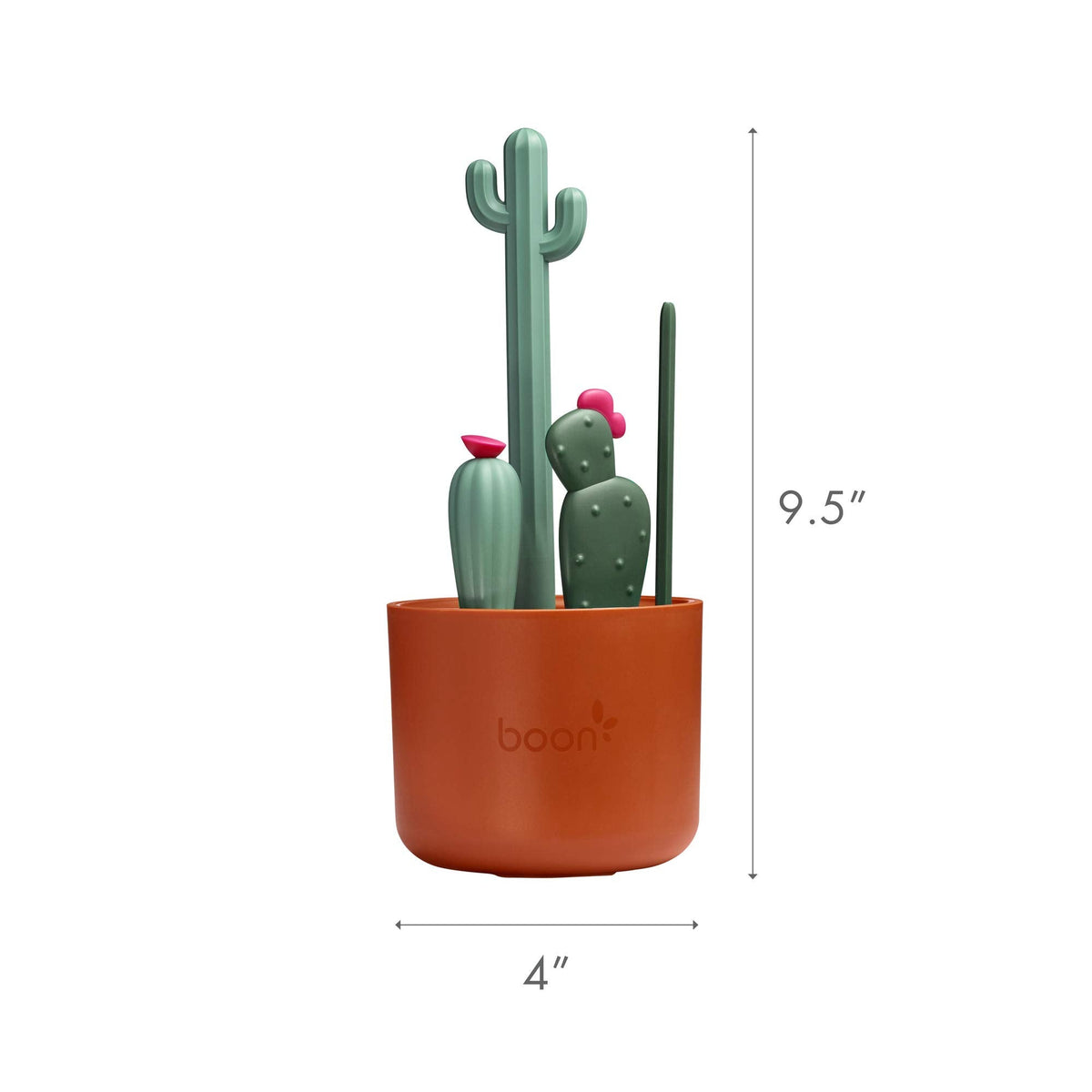Boon Cacti 4 piece brush set in packaging
