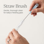 Ariseno bottle cleaning kit standing on kitchen sink
