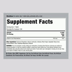 Piping Rock Vitamin K supplement bottle back label with nutritional facts and ingredients