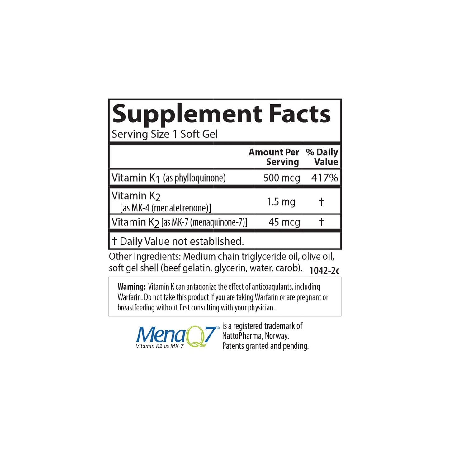 Carlson Lab K Complete Vitamin Complex 90 Softgels showing natural amber bottle packaging details.