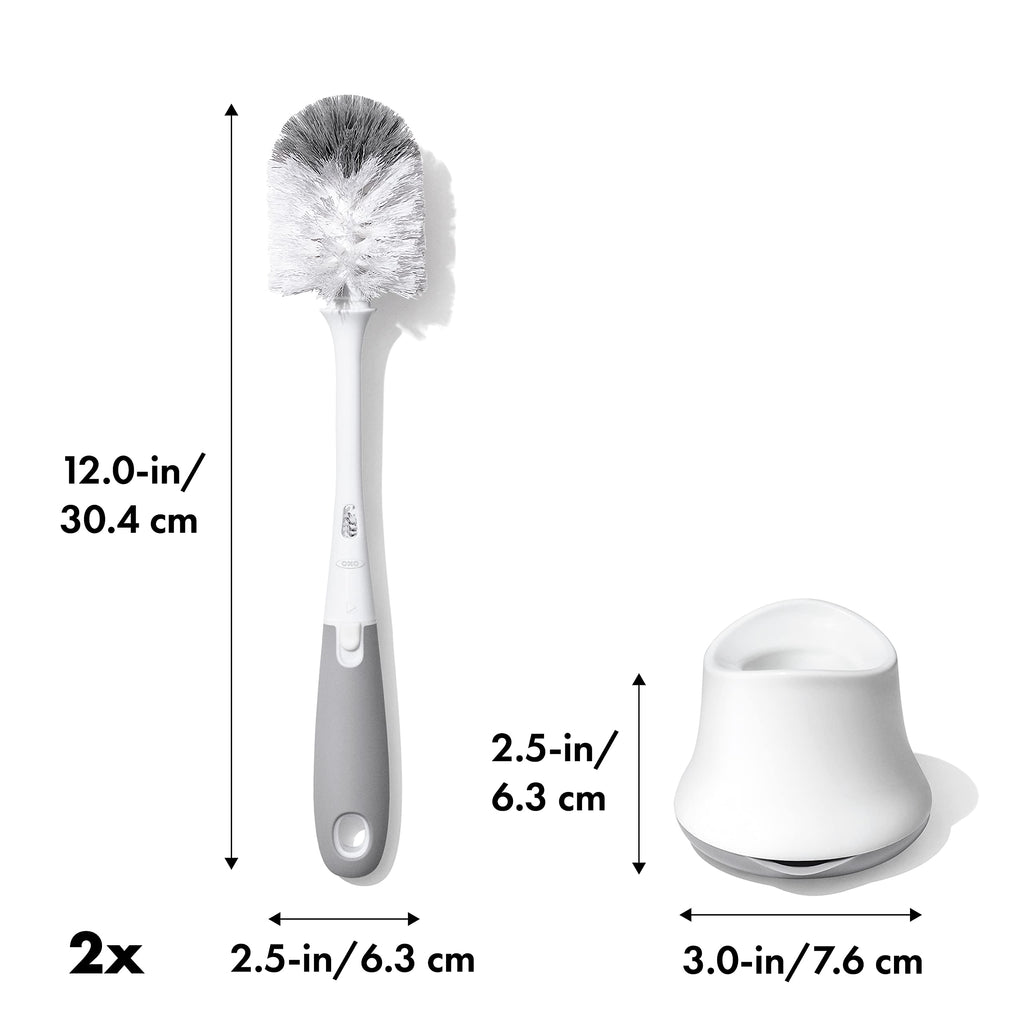 OXO Tot bottle brush ergonomic soft grip handle