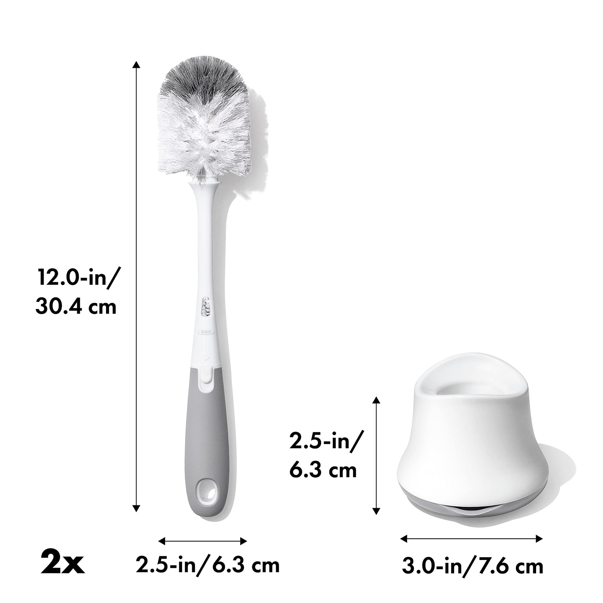 OXO Tot bottle brush ergonomic soft grip handle