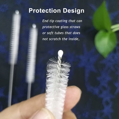 Close up of Beuiciry straw brush protective end tip