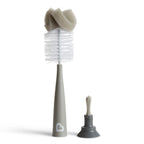 Munchkin 2 pack bottle brush set grey