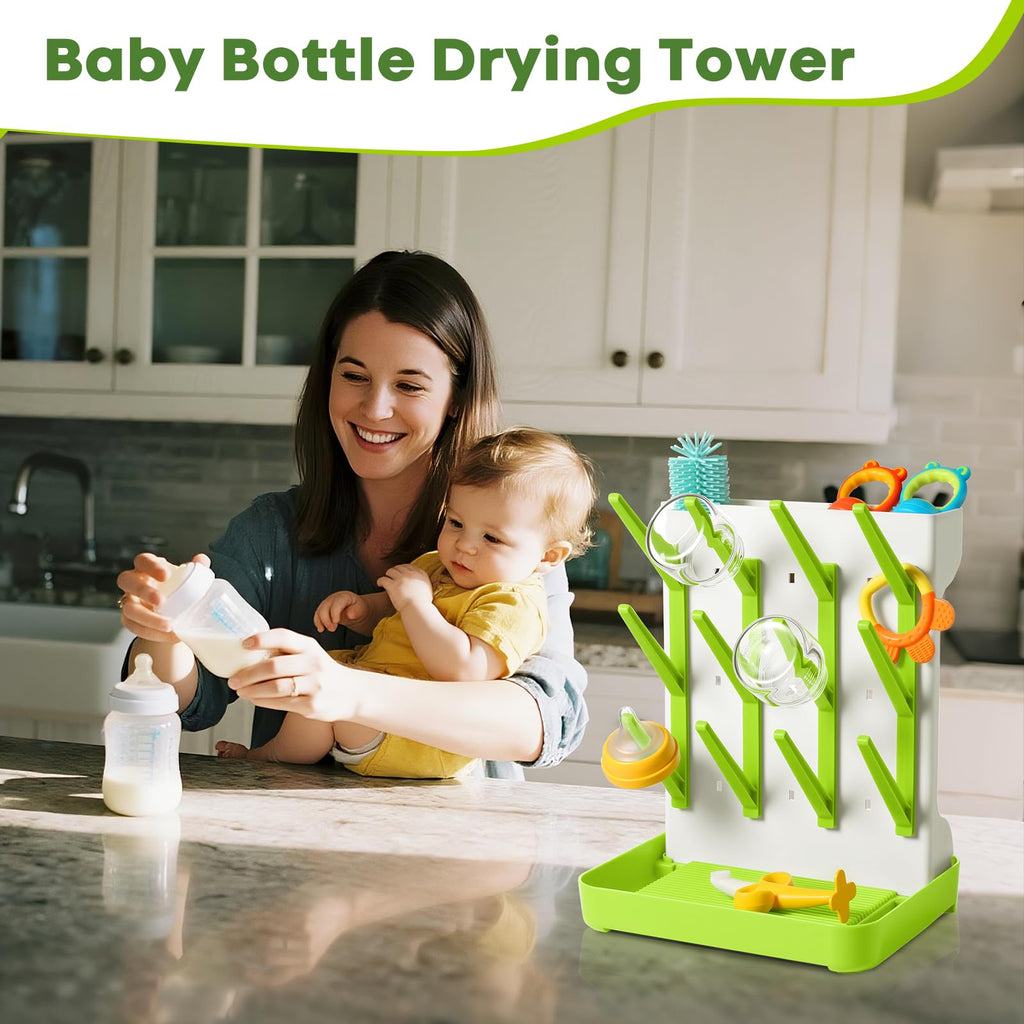 MeCids space saving bottle organizer on kitchen counter