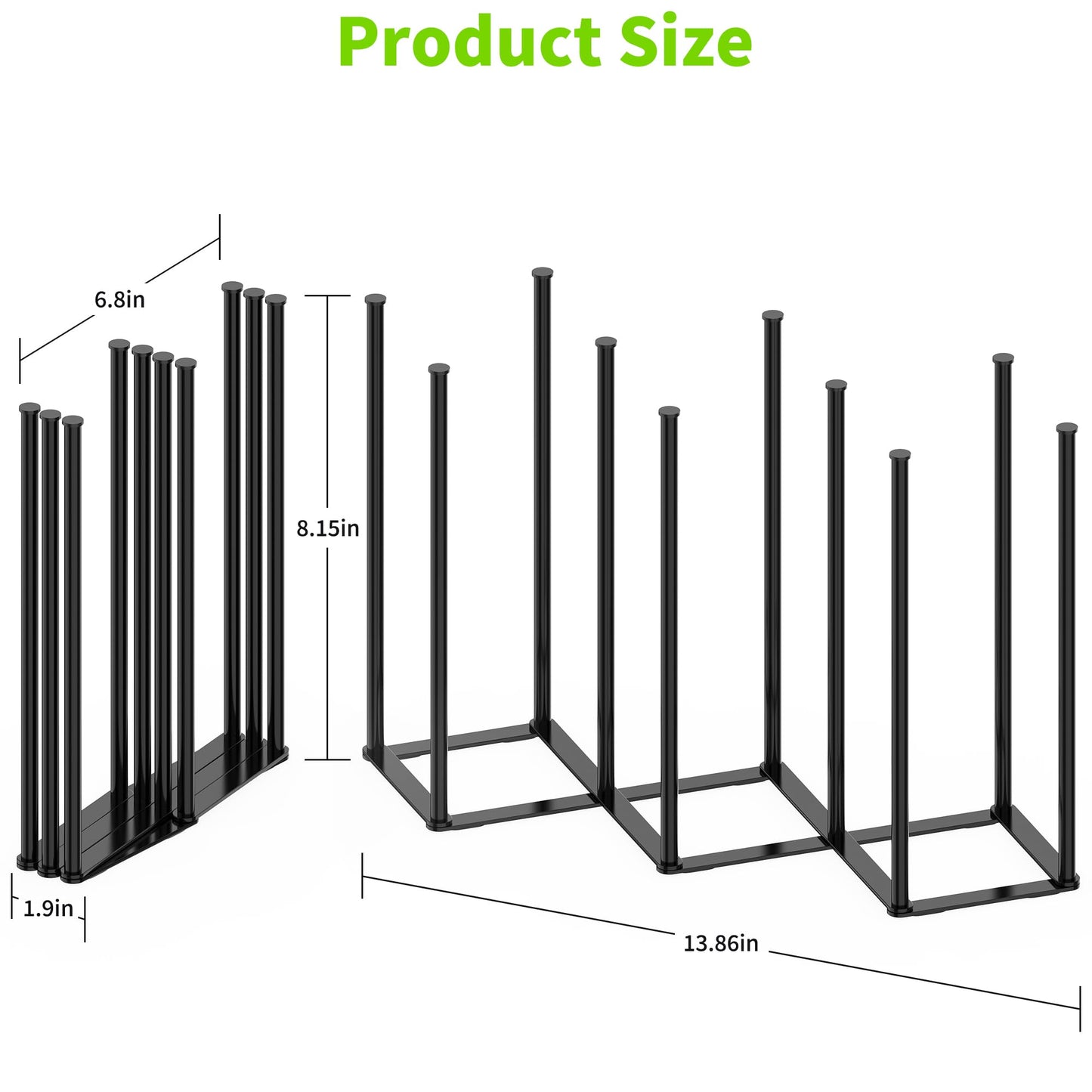 Laemyfyre bottle drying rack showing foldable mechanism