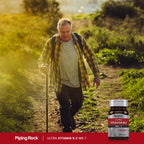 Piping Rock dietary supplement bottle in lifestyle setting