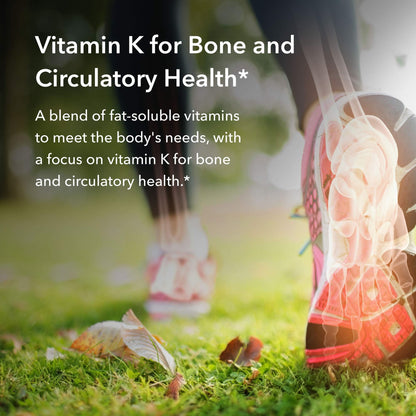 Side profile of imported Allergy Research Group bone health supplement bottle