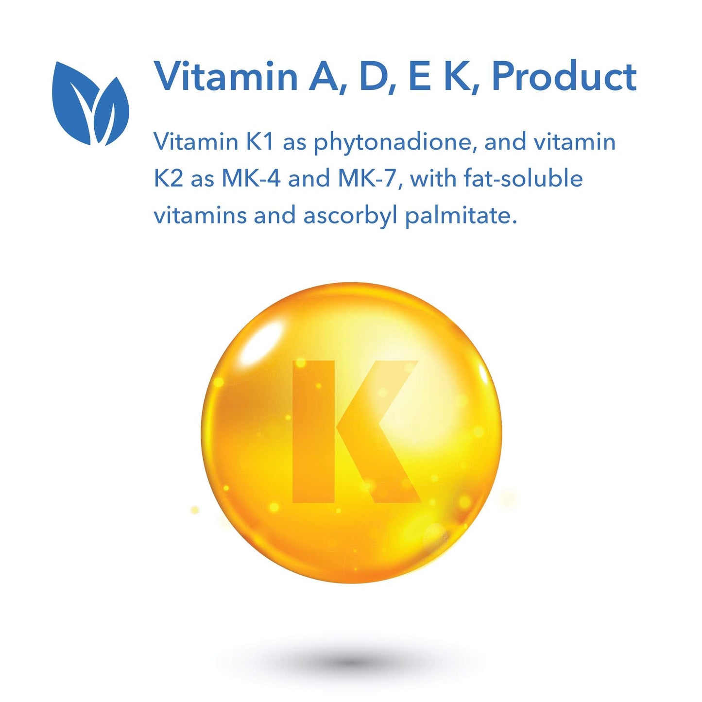 Close up of Allergy Research Group Full Spectrum Vitamin K product directions and warnings