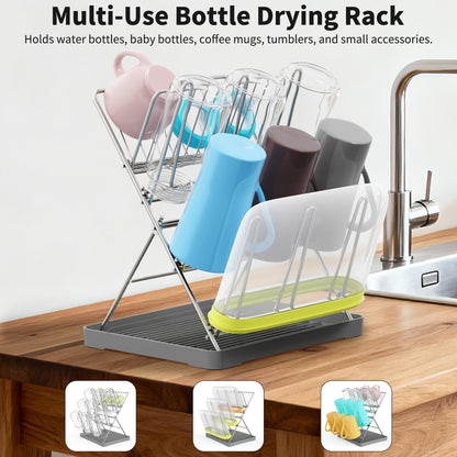 Removable drip tray for Solvrix bottle drying rack