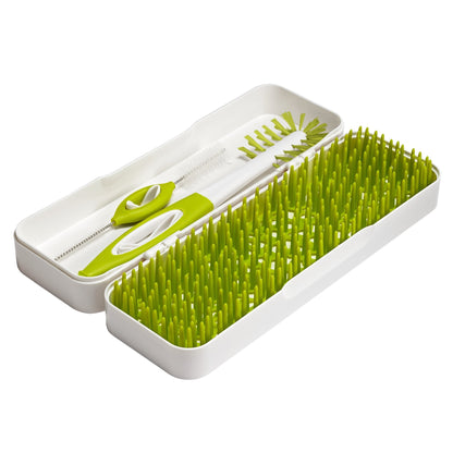 Boon travel drying rack with bottle brush tools