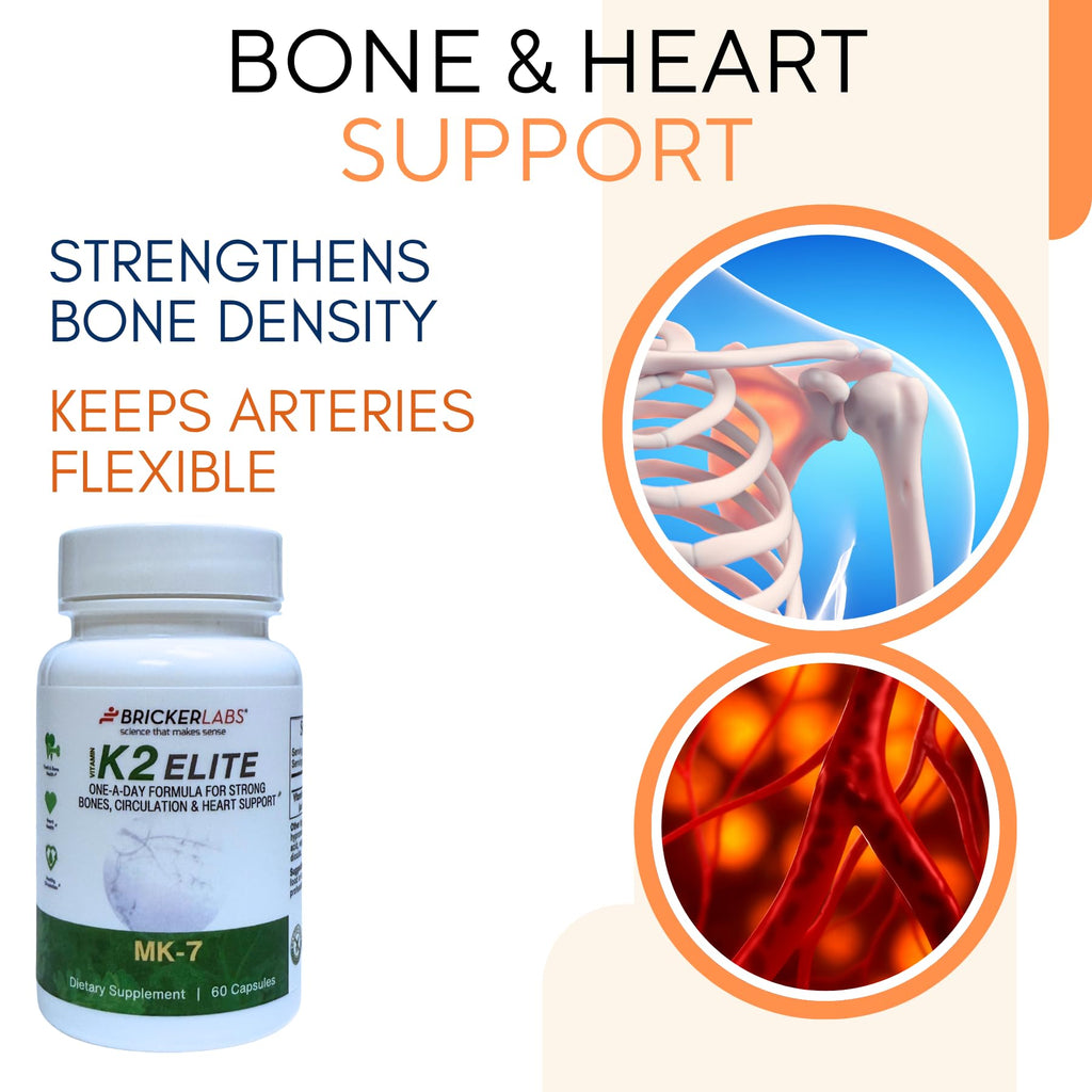 Bricker Labs K2 Elite vegetarian capsule count view