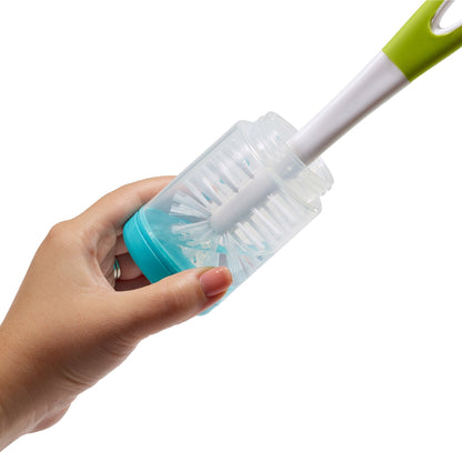 Boon baby bottle rack inside a travel bag