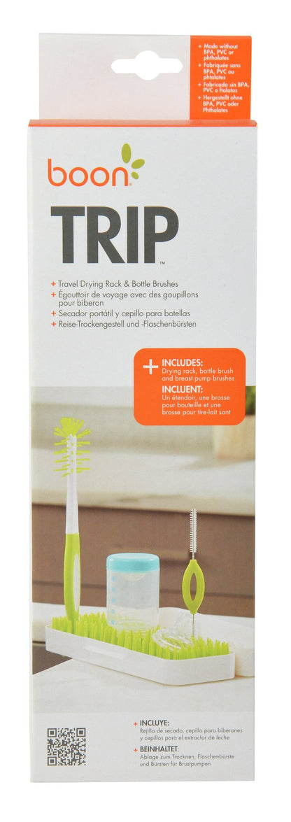 Boon travel rack grass blades holding baby bottle accessories