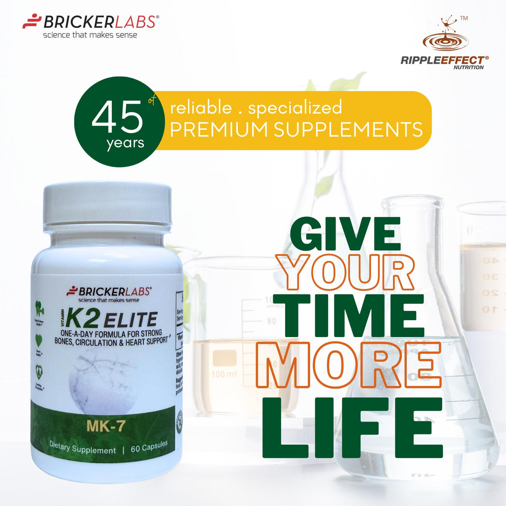 Bricker Labs K2 Elite bone and heart health branding