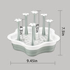 L-Wash kitchen drying rack folded for storage