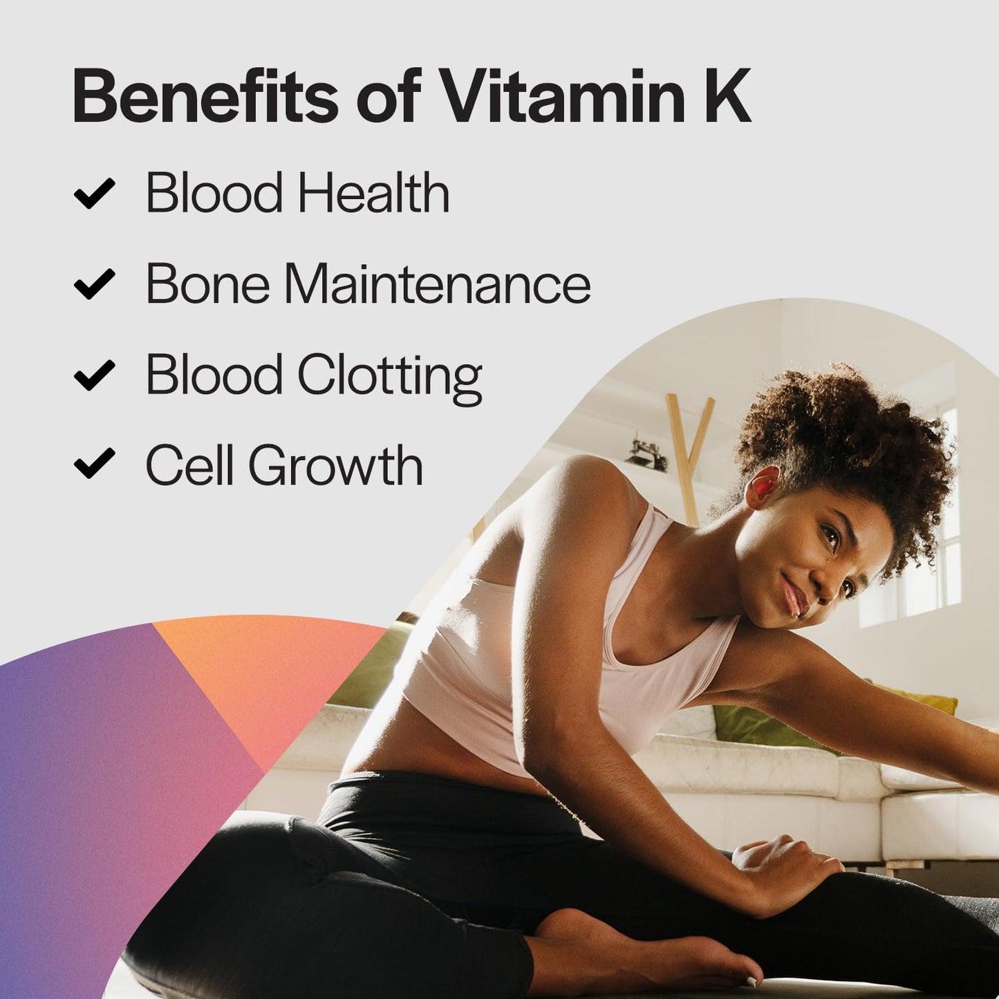 PureFormulas Vitamin K2 MK7 imported wellness supplement for proper calcium metabolism