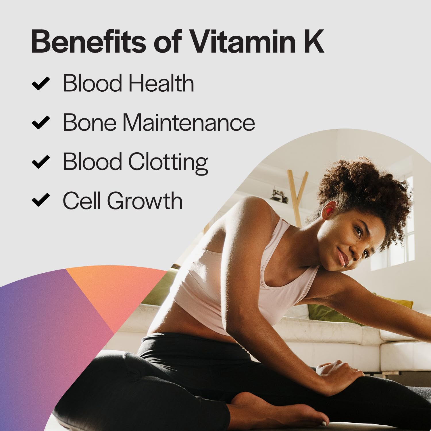 PureFormulas Vitamin K2 MK7 imported wellness supplement for proper calcium metabolism