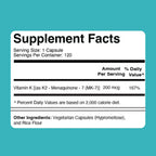 Divine Health vegetarian capsules packaging showing dosage and ingredients details