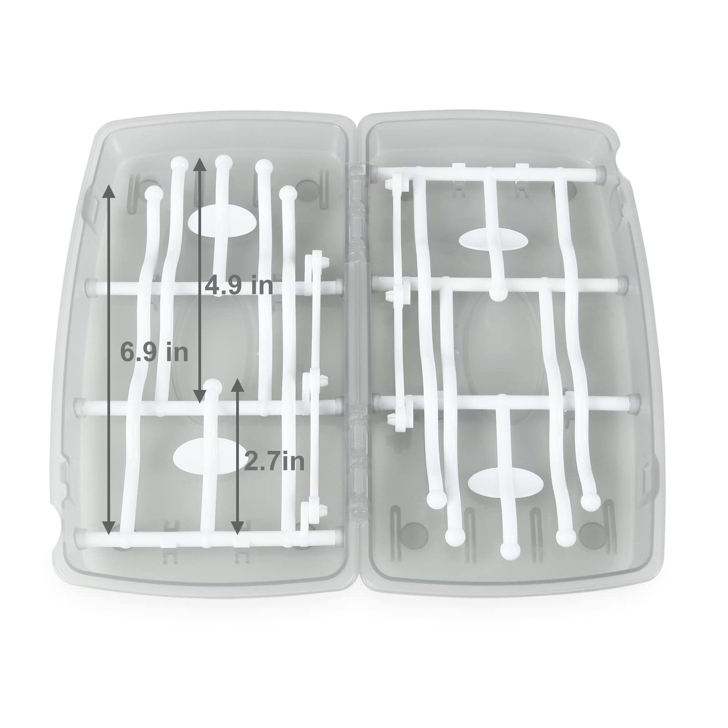 Compact PandaEar bottle drying rack for travel