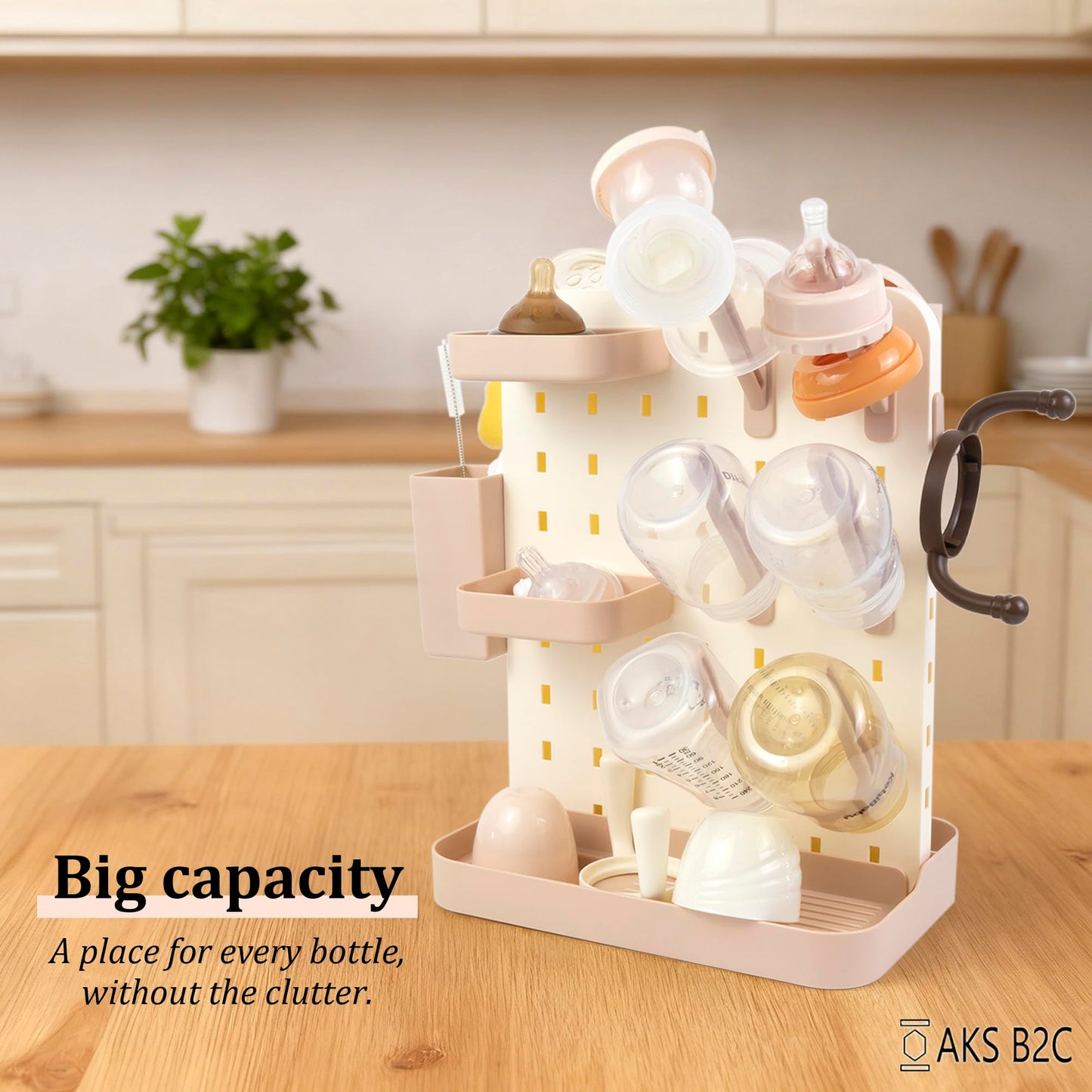 BPA free plastic baby bottle drying rack components