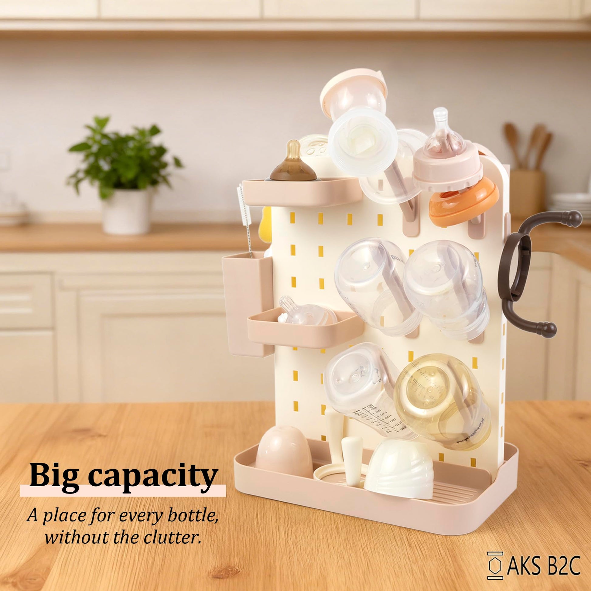 BPA free plastic baby bottle drying rack components