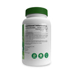 Health Thru Nutrition supplement bottle back label with ingredients and dosage