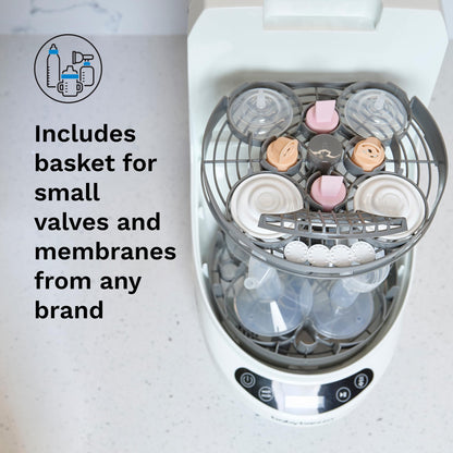 Baby Brezza Bottle Washer Pro rack fully assembled