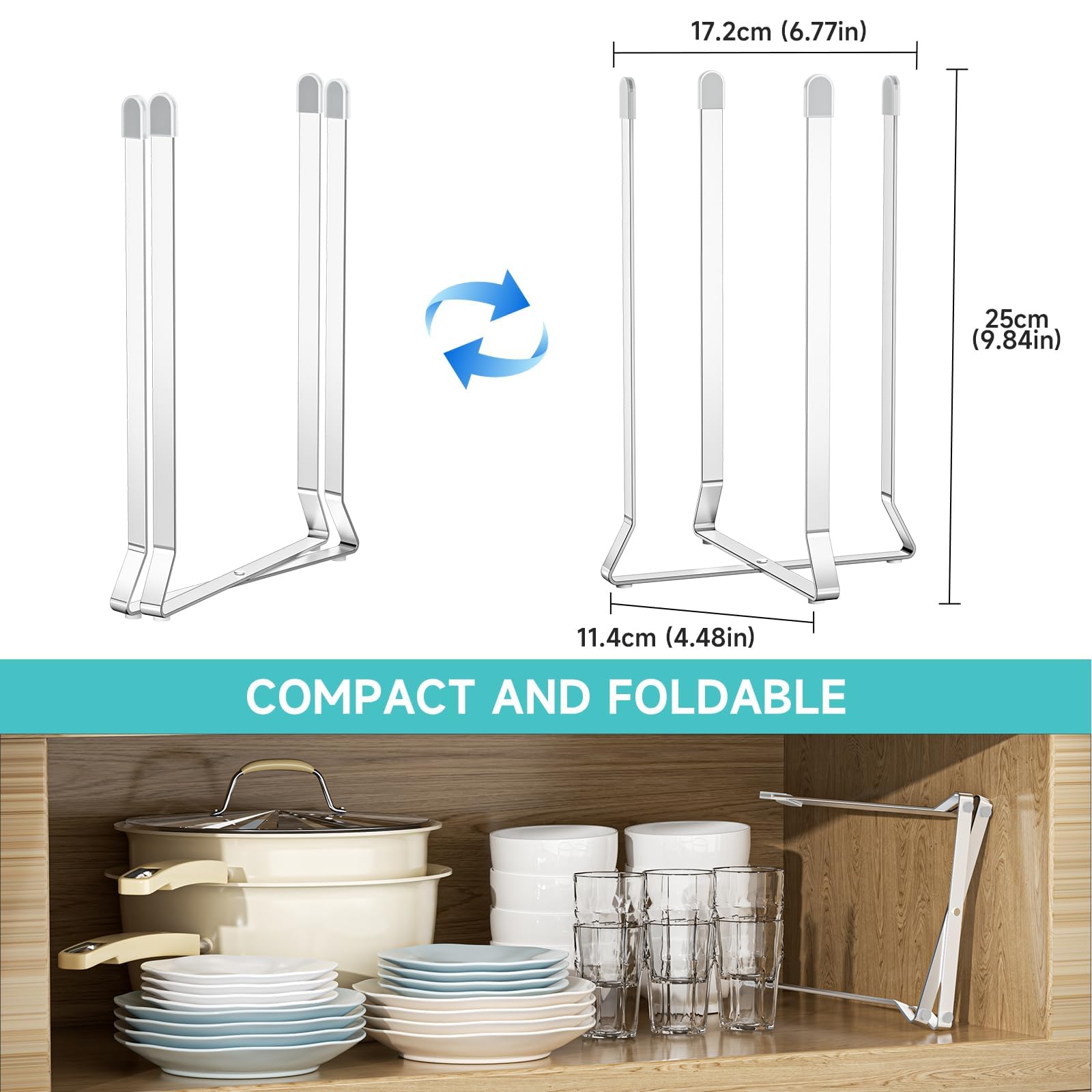 Xilimen drying rack holding reusable plastic storage bags