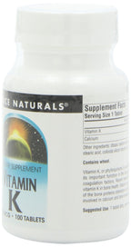 Source Naturals 100 tablet bottle safety seal