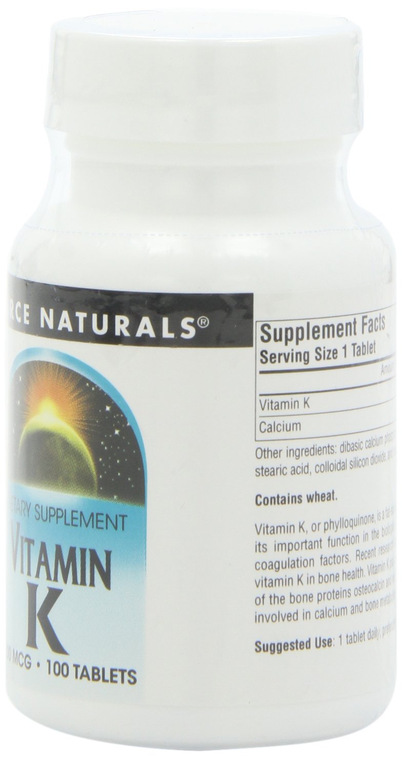 Source Naturals 100 tablet bottle safety seal