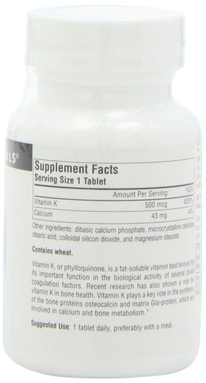 Premium phylloquinone supplement for blood coagulation health standard dosage view