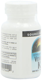 Source Naturals health supplement bottle cap and neck