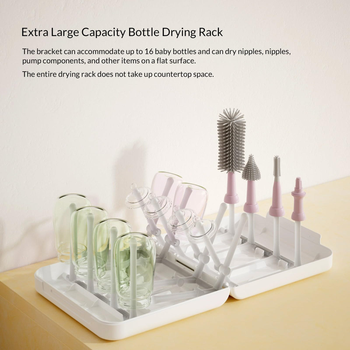 WHNL drying rack holding baby feeding accessories