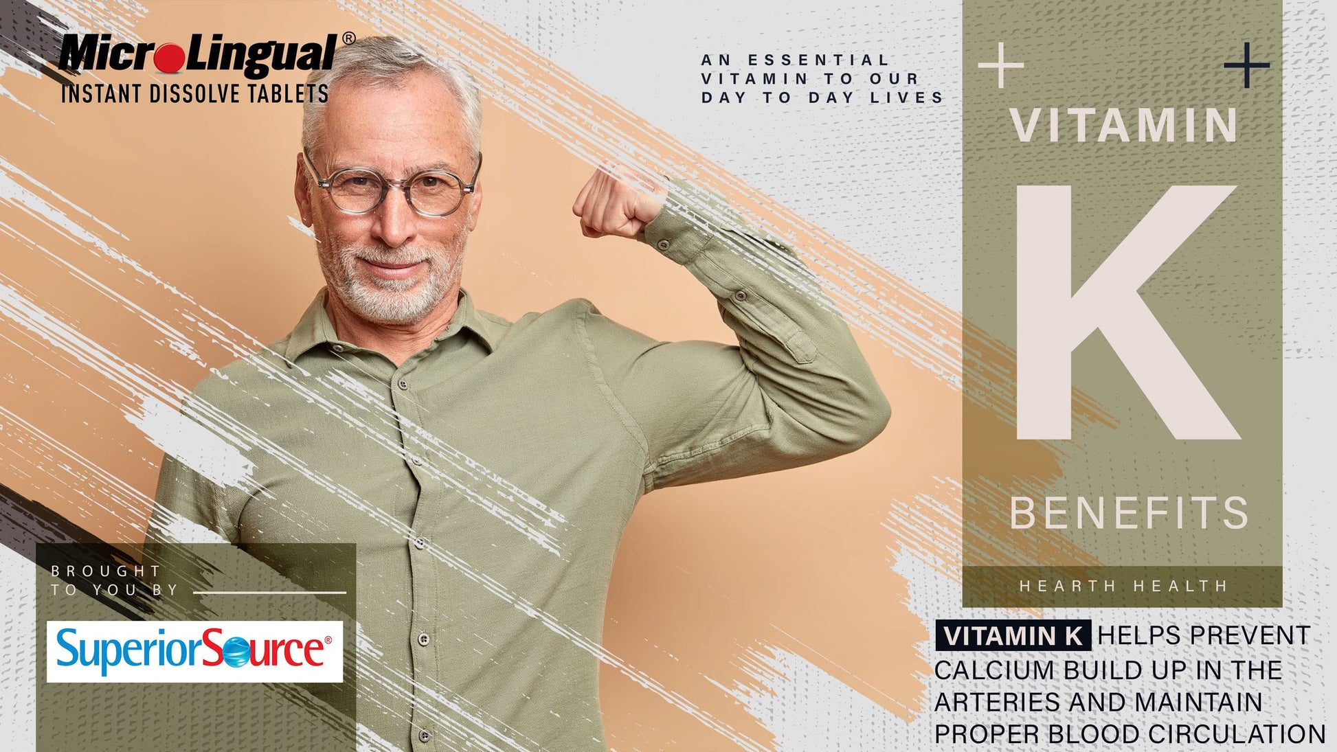Superior Source wellness supplements collection featuring Vitamin K1 100mcg.
