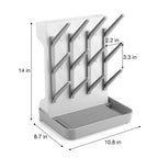 PandaEar vertical bottle dryer stand holding baby accessories