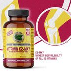 Pure Lab Vitamins Vitamin K2 MK7 vegetable capsules close up