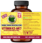 Pure Lab Vitamins Vitamin K2 MK7 seal and safety cap