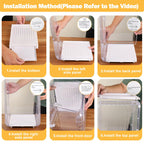 Interior of Xangnier baby bottle organizer with adjustable dividers