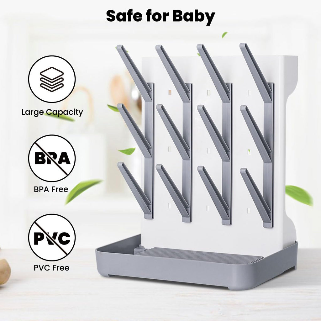 Side profile of Wonder Digital space saving vertical bottle rack
